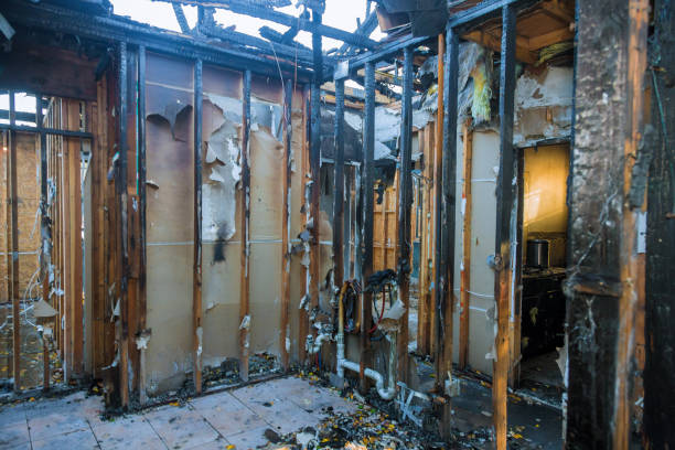 Professional Soot Cleanup technician working in Marin City, CA